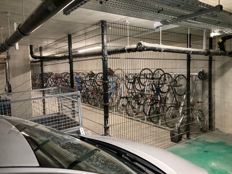 Secure Mesh Bike Store